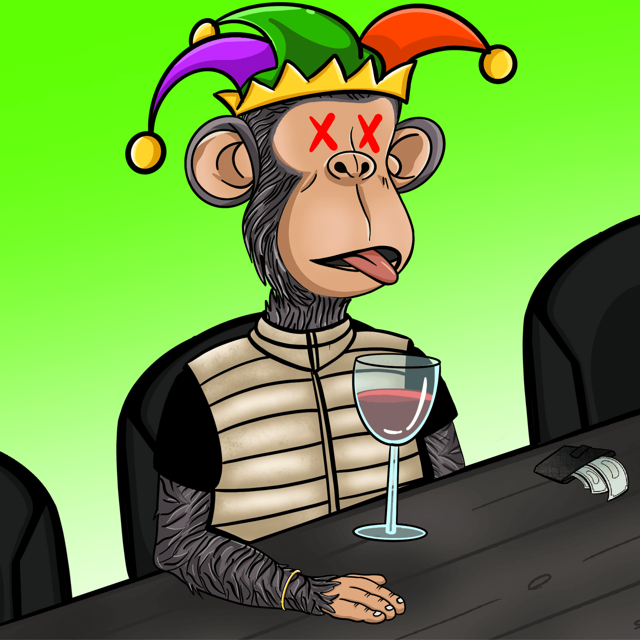 Ape Runk Drunken Ape Social Club #1437 - Matrica